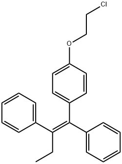 (Z)-1-[4-(2-Chloroethoxy)phenyl]-1,2-diphenyl-1-butene Structural Picture