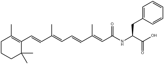 N-retinoylphenylalanine Structural