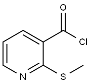 2-(METHYLTHIO)NICOTINYL CHLORIDE Structural