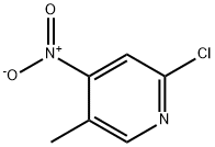2-chloro-5-Methyl-4-nitropyridine Structural Picture