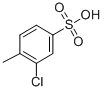 3-CHLORO-4-METHYLBENZENESULFONIC ACID Structural