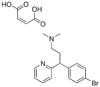 Brompheniramine hydrogen maleate Structural