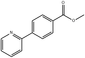 METHYL 4-(2-PYRIDINYL)BENZOATE Structural