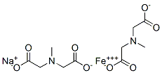 N-Carboxymethyl-N-methylglycine ferric sodium salt Structural