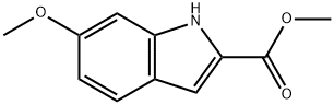 METHYL 6-METHOXY-1H-INDOLE-2-CARBOXYLATE Structural