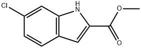 6-CHLORO-1H-INDOLE-2-CARBOXYLIC ACID METHYL ESTER Structural