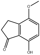 7-HYDROXY-4-METHOXY-INDAN-1-ONE Structural