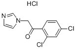 1-(2,4-DICHLORO-PHENYL)-2-IMIDAZOL-1-YL-ETHANONE HYDROCHLORIDE Structural