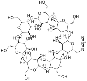 Mono-6-Azido-6-deoxy-beta-Cyclodextrin Structural