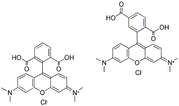 5(6)-Carboxytetramethylrhodamine  Structural