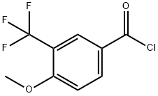 4-METHOXY-3-(TRIFLUOROMETHYL)BENZOYL CHLORIDE Structural