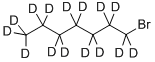 1-BROMOHEPTANE-D15 Structural