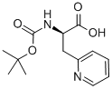 BOC-D-2-PYRIDYLALANINE Structural