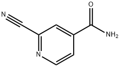 4-Pyridinecarboxamide,2-cyano-(9CI) Structural