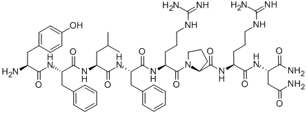 H-TYR-PHE-LEU-PHE-ARG-PRO-ARG-ASN-NH2 Structural