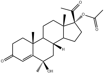 6β-HydroxyMedroxyprogesterone 17-Acetate Structural