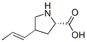 Proline, 4-(1-propenyl)- (9CI) Structural