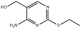 4-AMINO-2-(ETHYLTHIO)-5-(HYDROXYMETHYL)PYRIMIDINE Structural