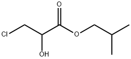 Propanoic acid, 3-chloro-2-hydroxy-, 2-Methylpropyl ester Structural