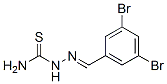 Benzaldehyde, 3,5-dibromo-, thiosemicarbazone Structural