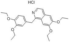 ethaverine hydrochloride Structural