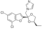 1H-Imidazole, 1-((2-(5,7-dichloro-2-benzofuranyl)-4-ethyl-1,3-dioxolan -2-yl)methyl)-, cis-