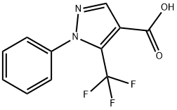 1-PHENYL-5-(TRIFLUOROMETHYL)-1H-PYRAZOLE-4-CARBOXYLIC ACID Structural