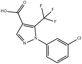 1-(3-CHLOROPHENYL)-5-(TRIFLUOROMETHYL)-1H-PYRAZOLE-4-CARBOXYLIC ACID