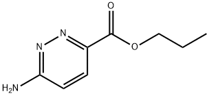 Propyl 6-aminopyridazine-3-carboxylate Structural