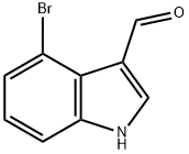 4-Bromoindole-3-carboxaldehyde Structural