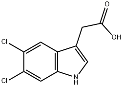 5,6-DICHLORO-3-INDOLEACETIC ACID Structural