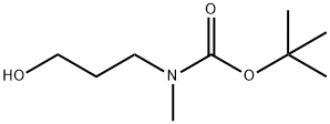 tert-butyl 3-hydroxypropylmethylcarbamate Structural