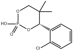 (R)-(+)-4-(2-CHLOROPHENYL)-2-HYDROXY-5,5-DIMETHYL-1,3,2-DIOXAPHOSPHORINANE 2-OXIDE Structural