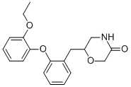 6-[(2-ethoxyphenoxy)phenylmethyl]-3-morpholinone