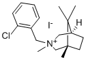 3-AZONIABICYCLO(3.2.1)OCTANE, 3-(o-CHLOROBENZYL)-3,3,8,8-TETRAMETHYL-,  IODIDE