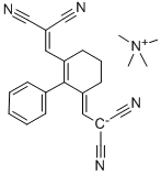 METHANAMINIUM, N,N,N-TRIMETHYL-, SALT WITH [[3-(2,2-DICYANOETHENYL)-2-PHENYL-2-CYCLOHEXEN-1-YLIDENE]METHYL]PROPANEDINITRILE (1:1)