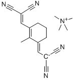 METHANAMINIUM, N,N,N-TRIMETHYL-, SALT WITH [[3-(2,2-DICYANOETHENYL)-2-METHYL-2-CYCLOHEXEN-1-YLIDENE]METHYL]PROPANEDINITRILE (1:1)