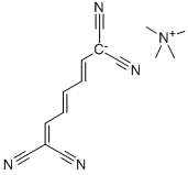 1,3,5-HEPTATRIENE-1,1,7,7-TETRACARBONITRILE, ION(1-), N,N,N-TRIMETHYLMETHANAMINIUM