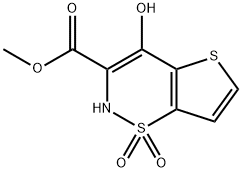 METHYL 4-HYDROXY-2H-THIENO[2,3-E]-1,2-THIAZINE-3-CARBOXYLATE-1,1-DIOXIDE Structural