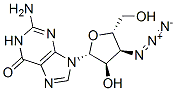 3'-Azido-3'-deoxyguanosine Structural