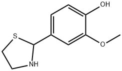 2-(4-hydroxy-3-methoxyphenyl)thiazolidine Structural