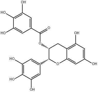 (-)-Epigallocatechin gallate Structural