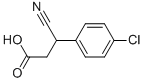 3-(4-CHLOROPHENYL)-3-CYANOPROPANOIC ACID Structural