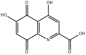 5,8-DIHYDRO-4,6-DIHYDROXY-5,8-DIOXO-2-QUINOLINECARBOXYLIC ACID Structural