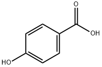 4-Hydroxybenzoic acid Structural Picture