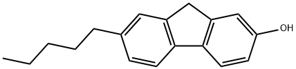 7-PENTYL-9H-FLUOREN-2-OL Structural