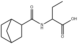 Butanoic  acid,  2-[(bicyclo[2.2.1]hept-2-ylcarbonyl)amino]- Structural