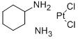 (ammine)cyclohexylaminedichloroplatinum(II) Structural