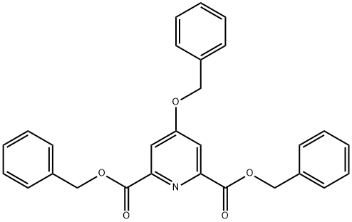 Bis(phenylmethyl) 4-(phenylmethoxy)-2,6-pyridinedicarboxylate