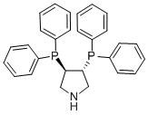 (3R,4R)-(+)-BIS(DIPHENYLPHOSPHINO)PYRROLIDINE Structural